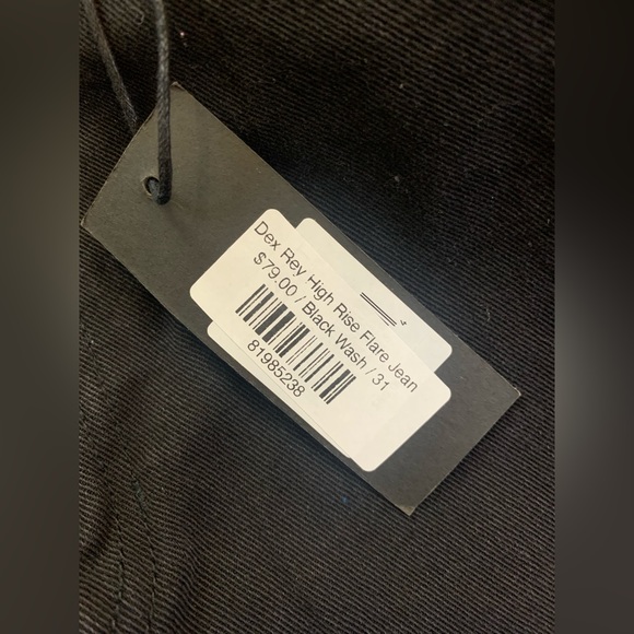 NWT Black Tape boutique jeans, Dex Rey high rise flare jeans, women’s 31 (bin B) - Picture 16 of 16